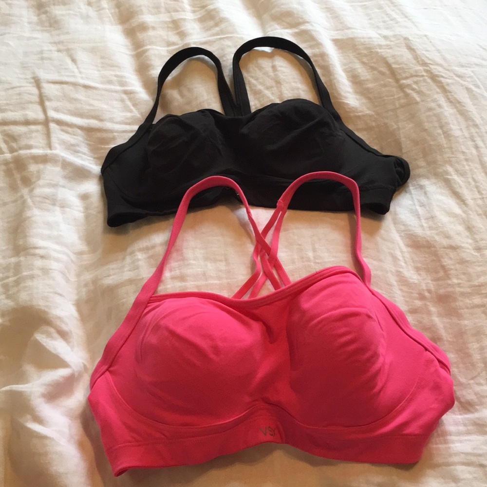 2 Victoria’s Secret VSX Sports Bras 34D